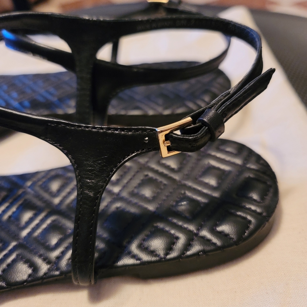 Tory Burch Marion Quilted Sandals - Picture 7 of 10